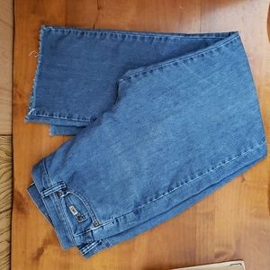 Lee jeans straight leg cutoffs